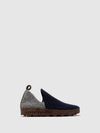 Round Toe Shoes CITY M NAVY/GREY